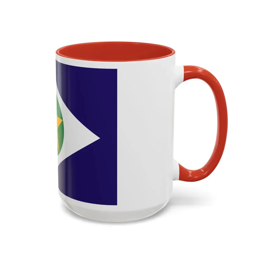 Flag of Mato Grosso Brazil - Accent Coffee Mug - Go Mug Yourself