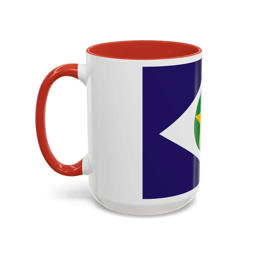 Flag of Mato Grosso Brazil - Accent Coffee Mug - Go Mug Yourself