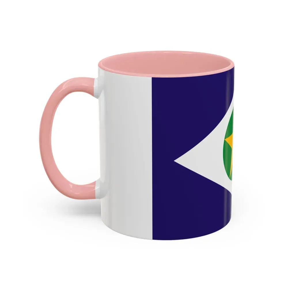Flag of Mato Grosso Brazil - Accent Coffee Mug - Go Mug Yourself