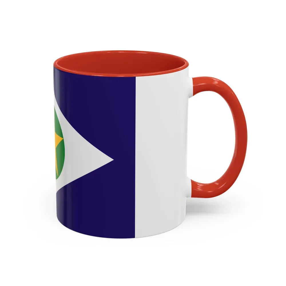 Flag of Mato Grosso Brazil - Accent Coffee Mug - Go Mug Yourself