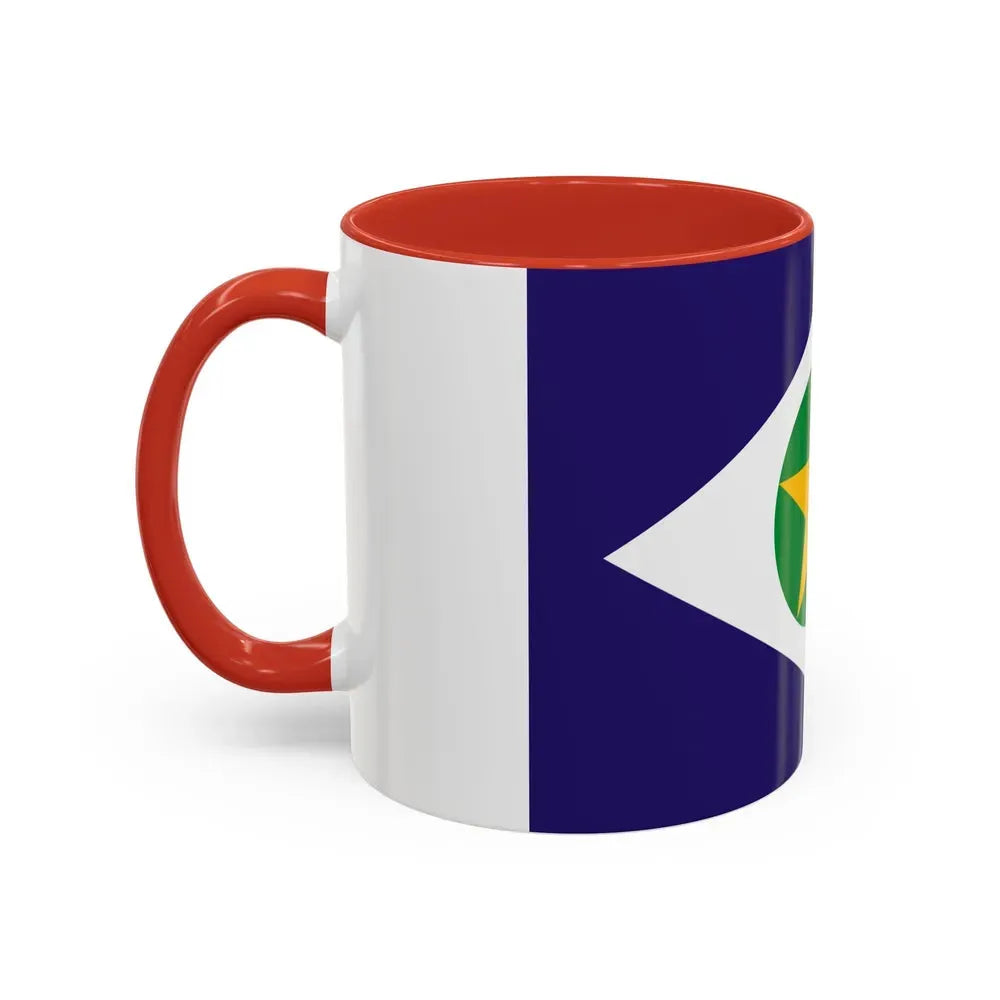 Flag of Mato Grosso Brazil - Accent Coffee Mug - Go Mug Yourself