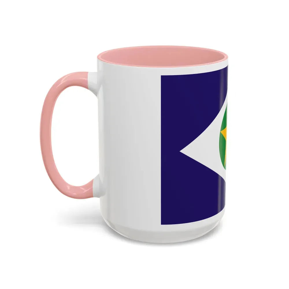 Flag of Mato Grosso Brazil - Accent Coffee Mug - Go Mug Yourself
