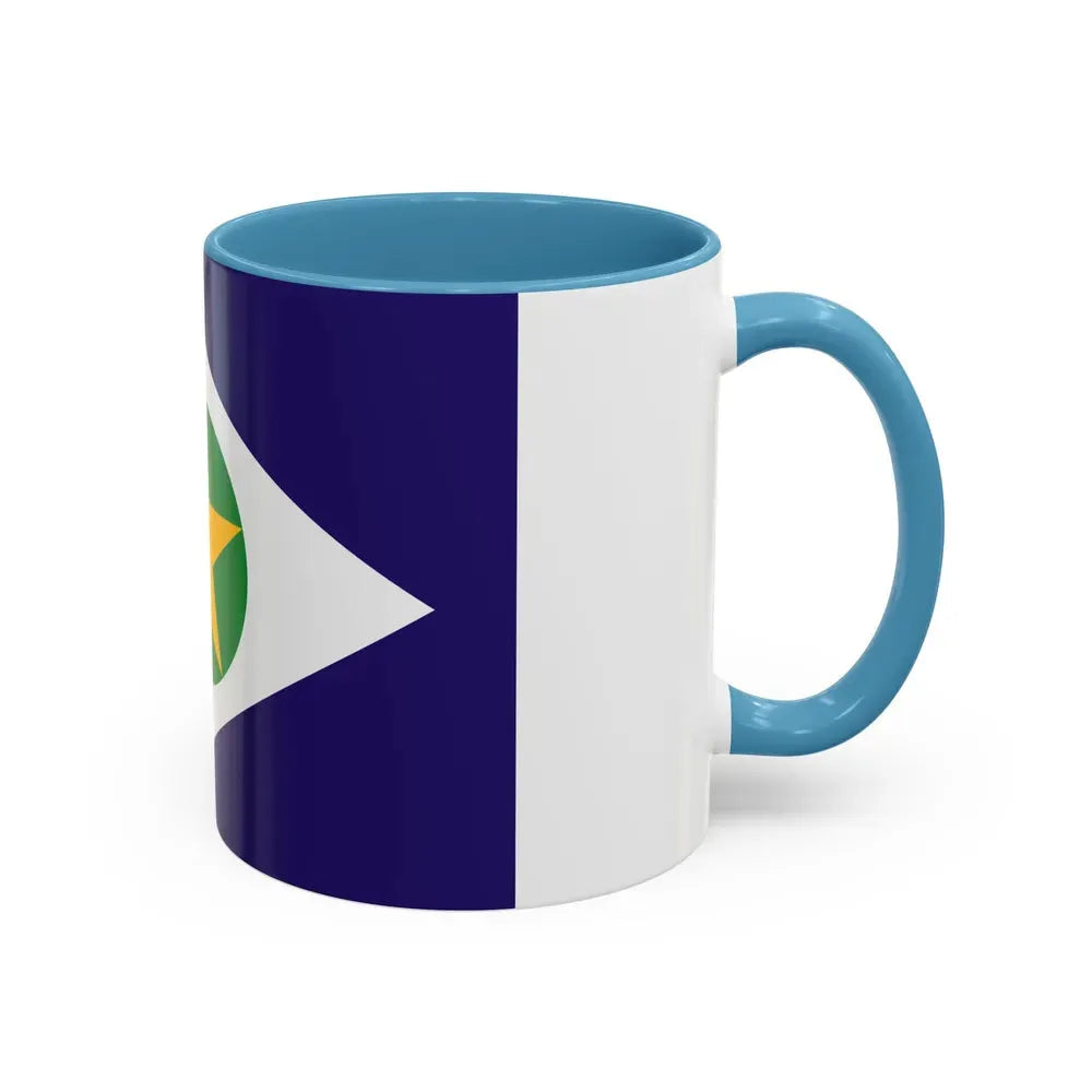 Flag of Mato Grosso Brazil - Accent Coffee Mug - Go Mug Yourself