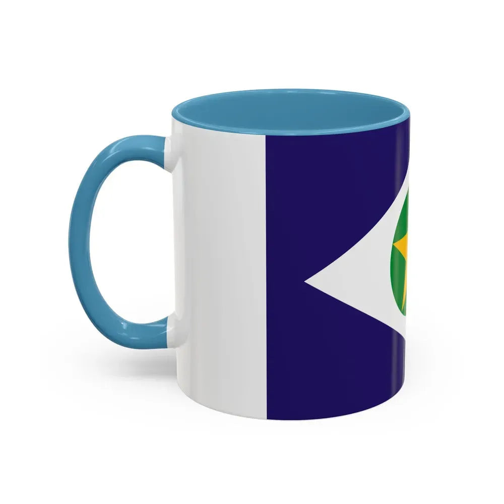 Flag of Mato Grosso Brazil - Accent Coffee Mug - Go Mug Yourself