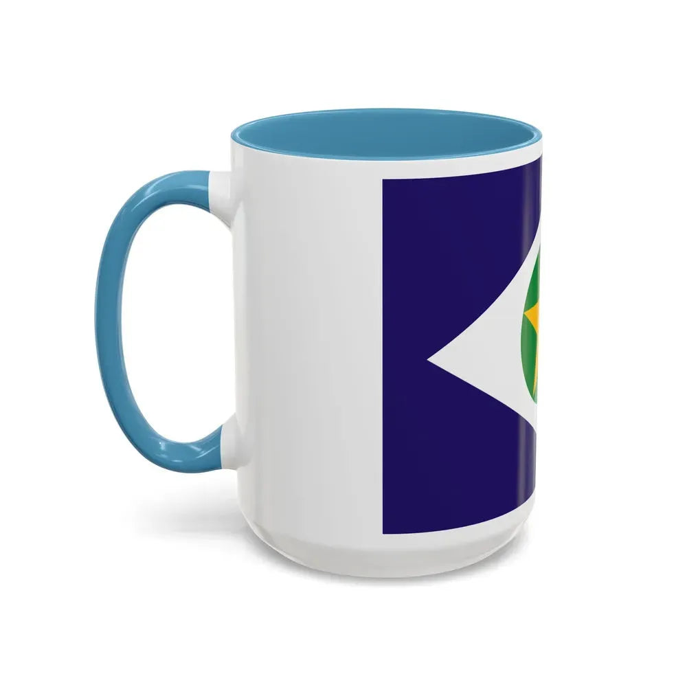 Flag of Mato Grosso Brazil - Accent Coffee Mug - Go Mug Yourself
