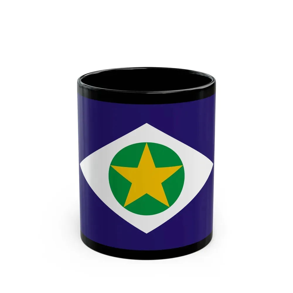 Flag of Mato Grosso Brazil - Black Coffee Mug 11oz - Go Mug Yourself