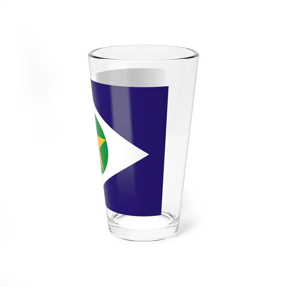 Flag of Mato Grosso Brazil - Pint Glass 16oz - Go Mug Yourself