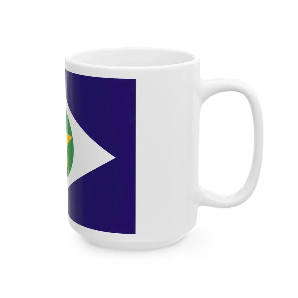Flag of Mato Grosso Brazil - White Coffee Mug - Go Mug Yourself