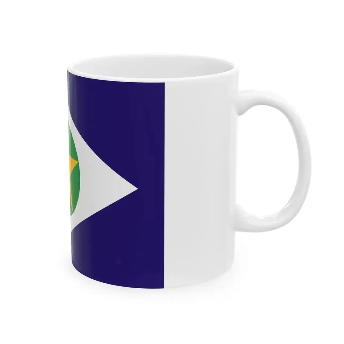 Flag of Mato Grosso Brazil - White Coffee Mug - Go Mug Yourself
