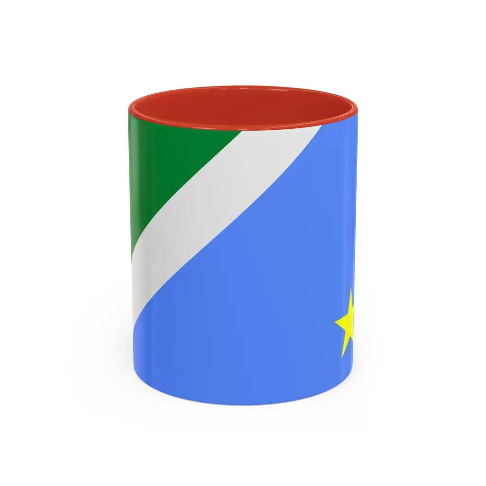 Flag of Mato Grosso do Sul Brazil - Accent Coffee Mug 11oz Red - Go Mug Yourself