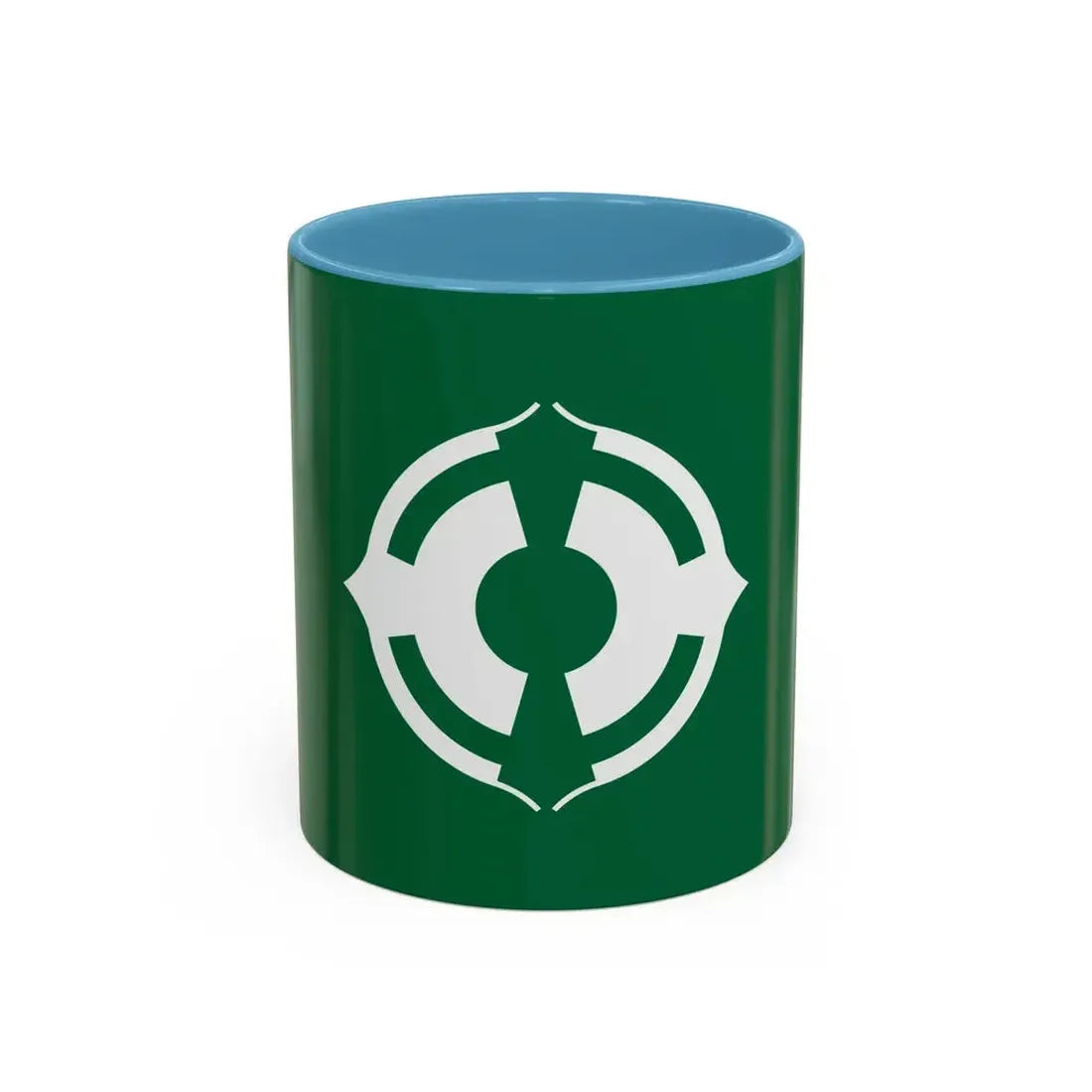 Flag of Matsudo Chiba Japan - Accent Coffee Mug 11oz Light Blue - Go Mug Yourself