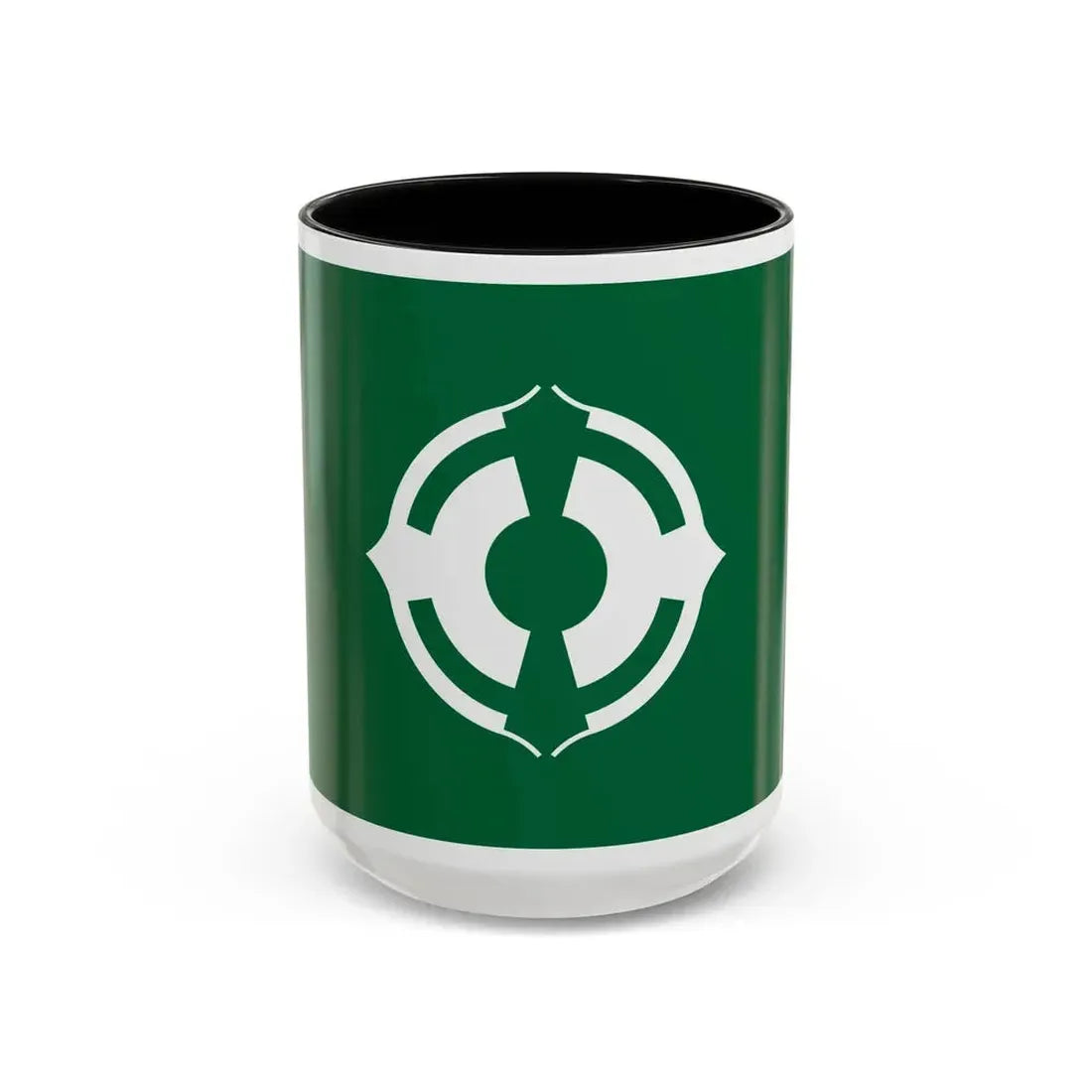 Flag of Matsudo Chiba Japan - Accent Coffee Mug 15oz Black - Go Mug Yourself