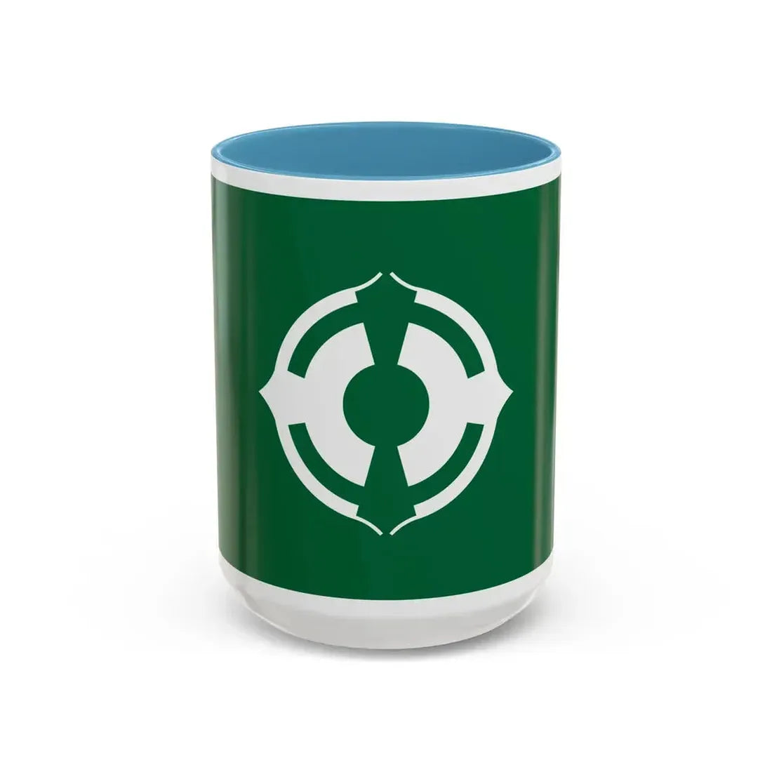 Flag of Matsudo Chiba Japan - Accent Coffee Mug 15oz Light Blue - Go Mug Yourself