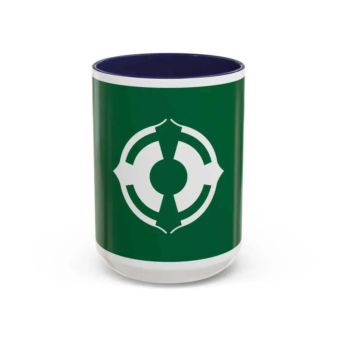 Flag of Matsudo Chiba Japan - Accent Coffee Mug 15oz Navy - Go Mug Yourself