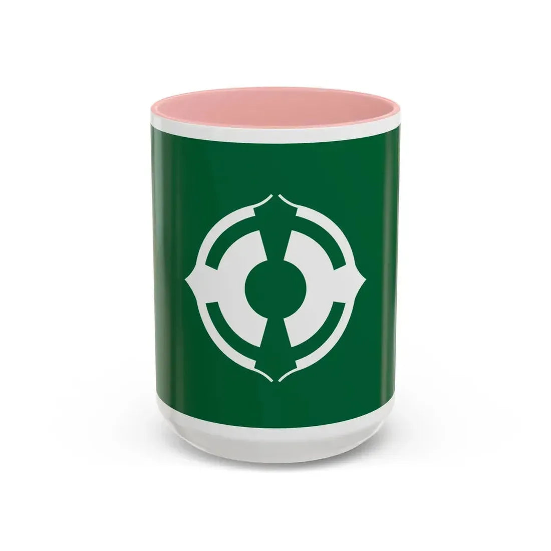 Flag of Matsudo Chiba Japan - Accent Coffee Mug 15oz Pink - Go Mug Yourself