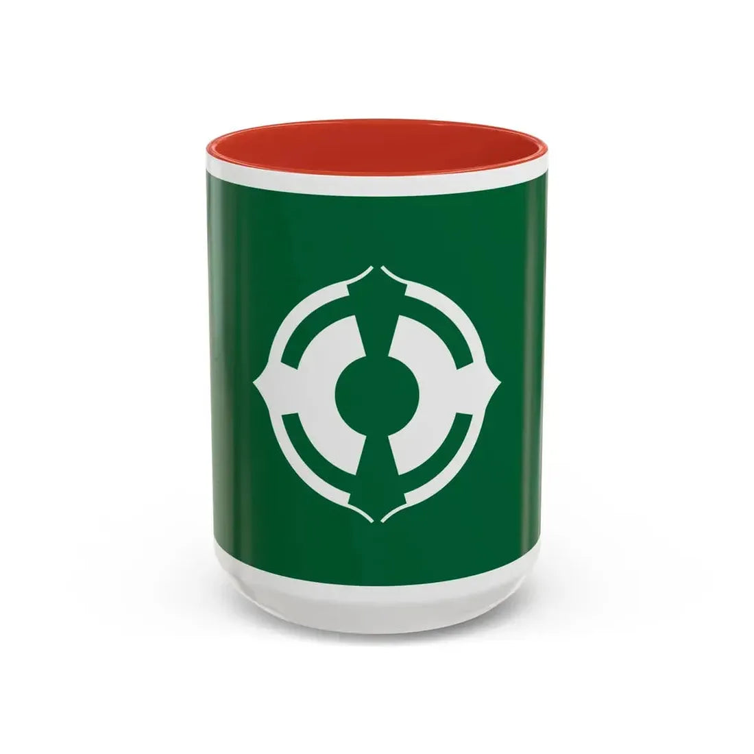 Flag of Matsudo Chiba Japan - Accent Coffee Mug 15oz Red - Go Mug Yourself