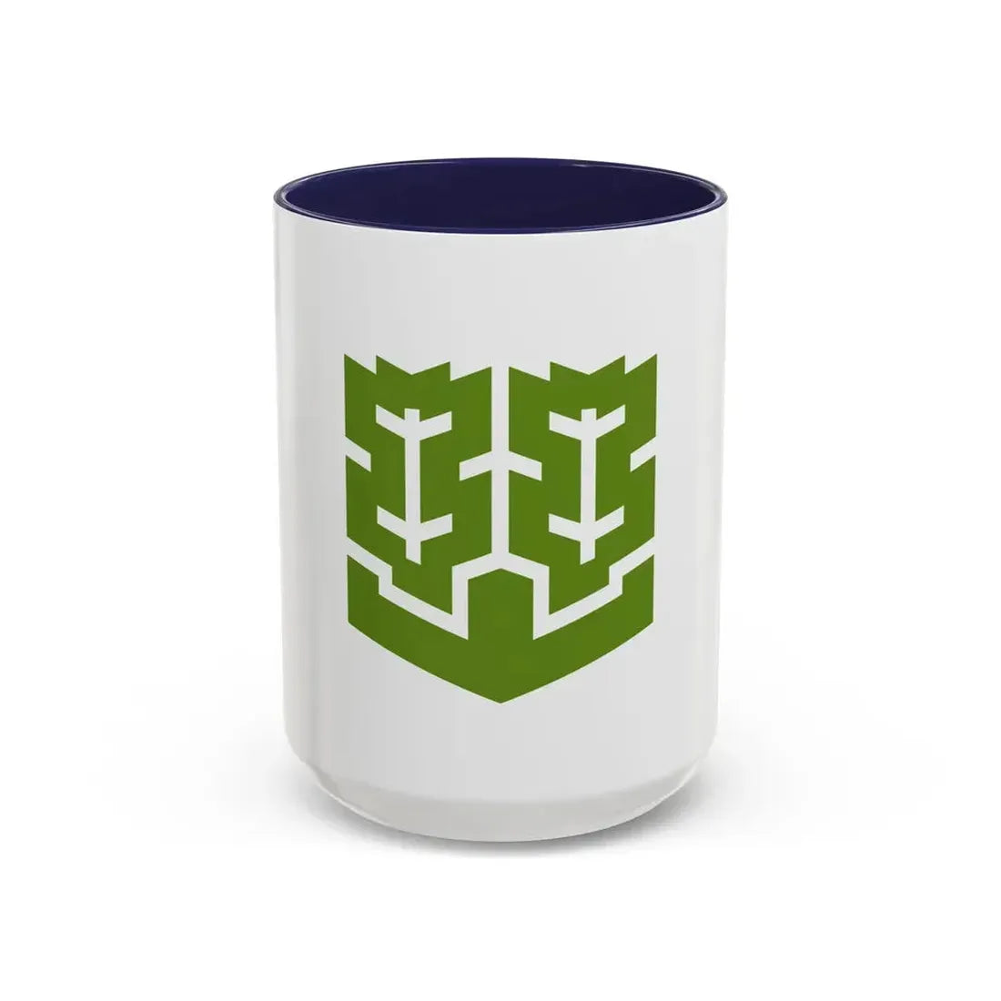 Flag of Matsuyama Ehime Japan - Accent Coffee Mug 15oz Navy - Go Mug Yourself