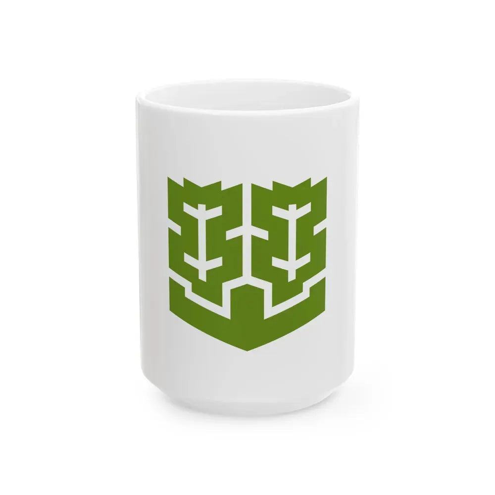 Flag of Matsuyama Ehime Japan - White Coffee Mug 15oz - Go Mug Yourself