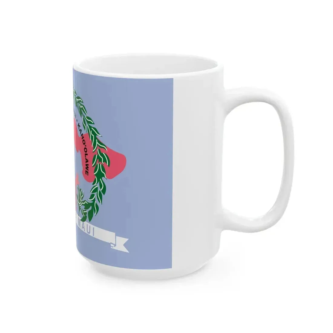 Flag of Maui County Hawaii (United States) White Coffee Mug - Go Mug Yourself