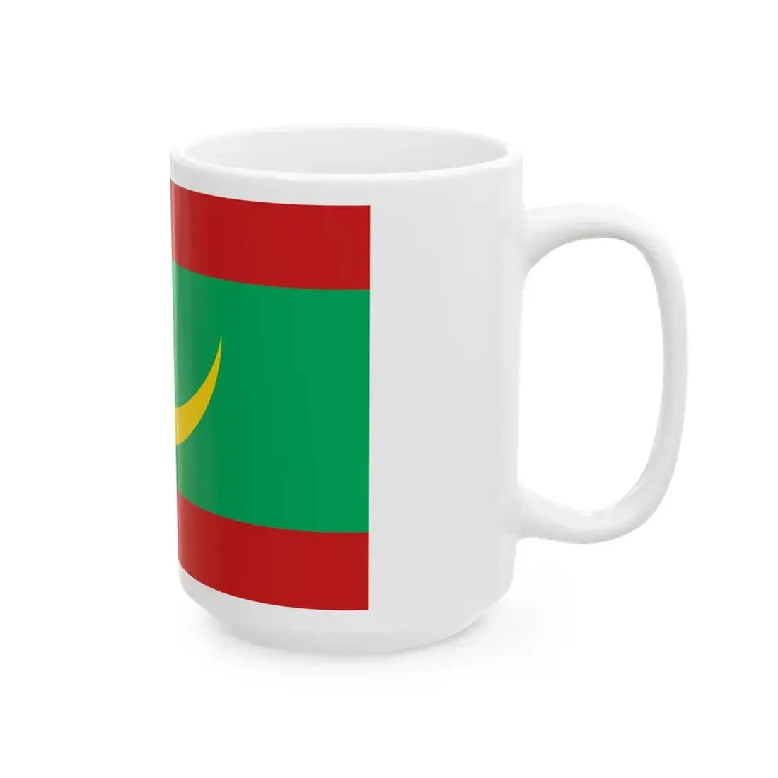 Flag of Mauritania (Mauritania) White Coffee Mug - Go Mug Yourself