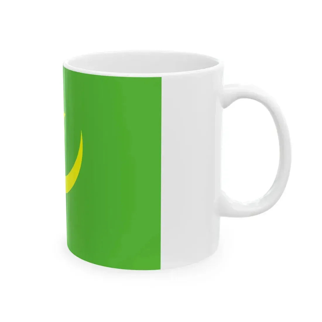 Flag of Mauritania WFB 2000 (Mauritania) White Coffee Mug - Go Mug Yourself