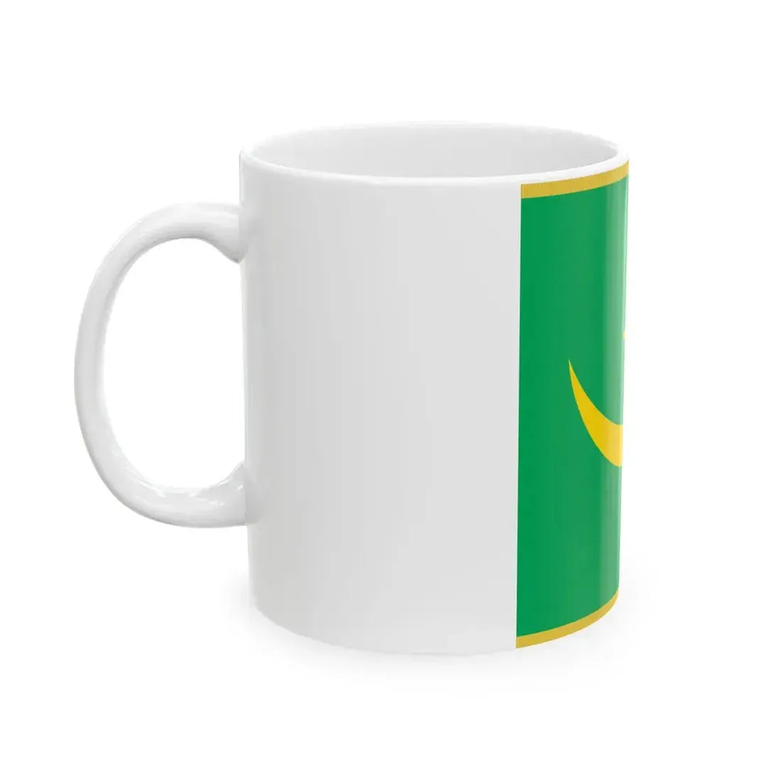Flag of Mauritanian armed forces and security forces 1959-2017 (Mauritania) White Coffee Mug - Go Mug Yourself