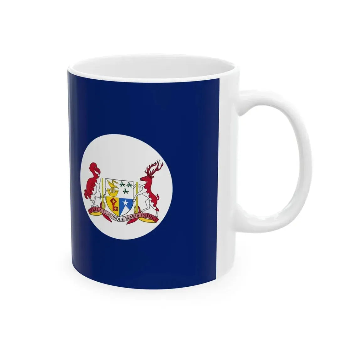 Flag of Mauritius 1906-1923 (Mauritius) White Coffee Mug - Go Mug Yourself
