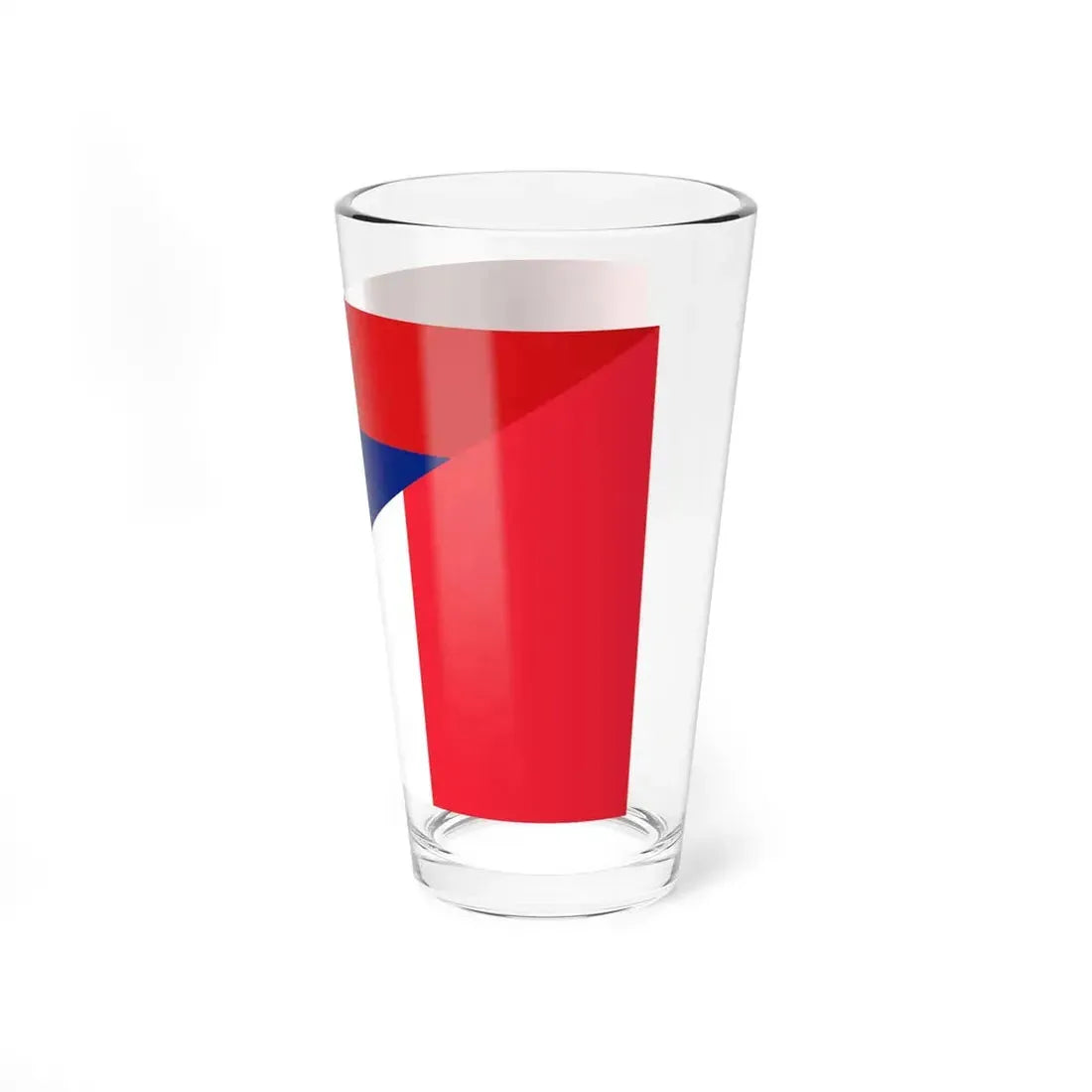 Flag of Mauritius and France (France) Pint Glass 16oz - Go Mug Yourself