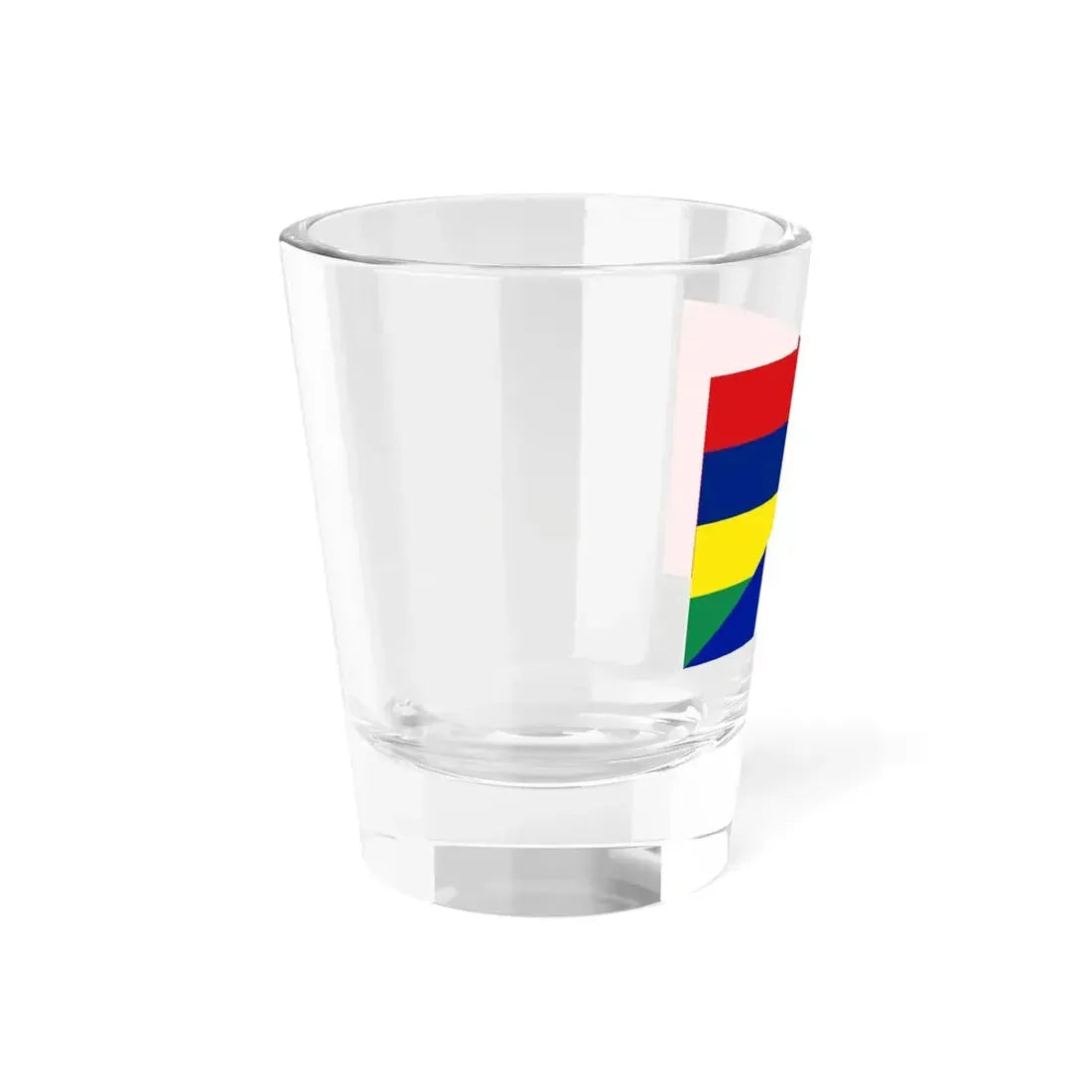 Flag of Mauritius and France (France) Shot Glass 1.5oz - Go Mug Yourself