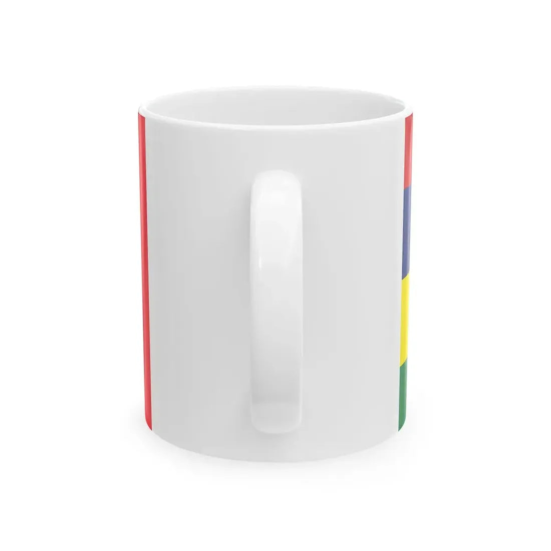 Flag of Mauritius and France (France) White Coffee Mug - Go Mug Yourself