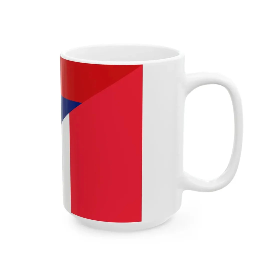 Flag of Mauritius and France (France) White Coffee Mug - Go Mug Yourself