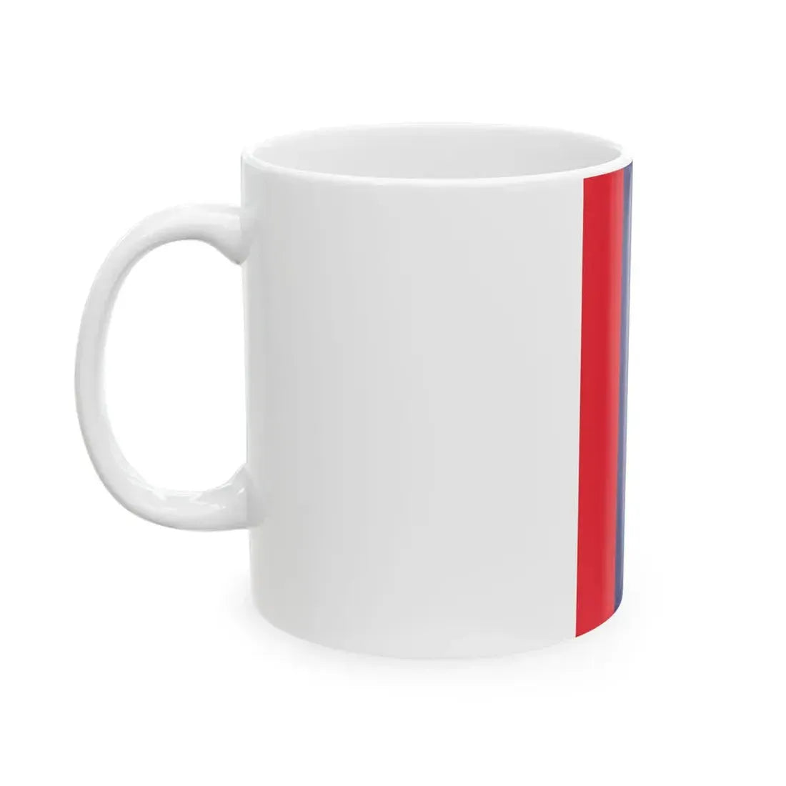 Flag of Mauritius vertical (Mauritius) White Coffee Mug - Go Mug Yourself