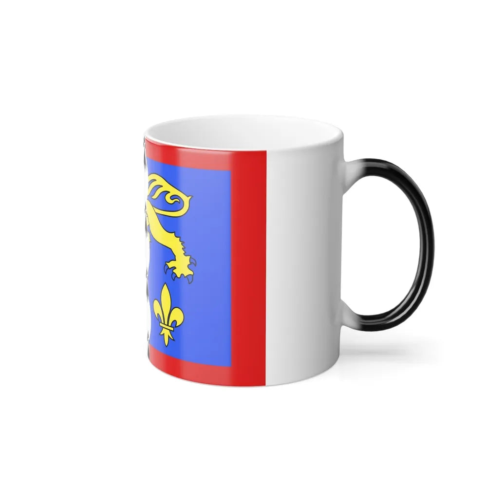 Flag of Mayenne France 2 - Color Changing Coffee Mug-Go Mug Yourself