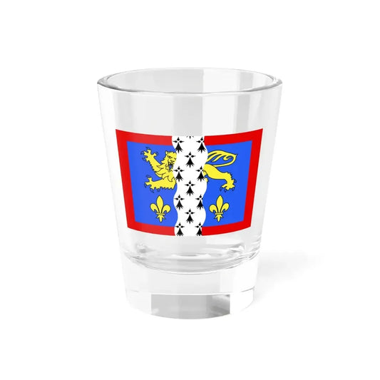 Flag of Mayenne France 2 - Shot Glass 1.5oz 1.5oz - Go Mug Yourself