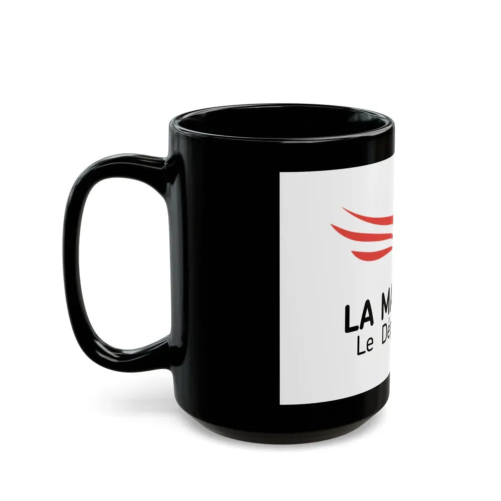 Flag of Mayenne France - Black Coffee Mug - Go Mug Yourself