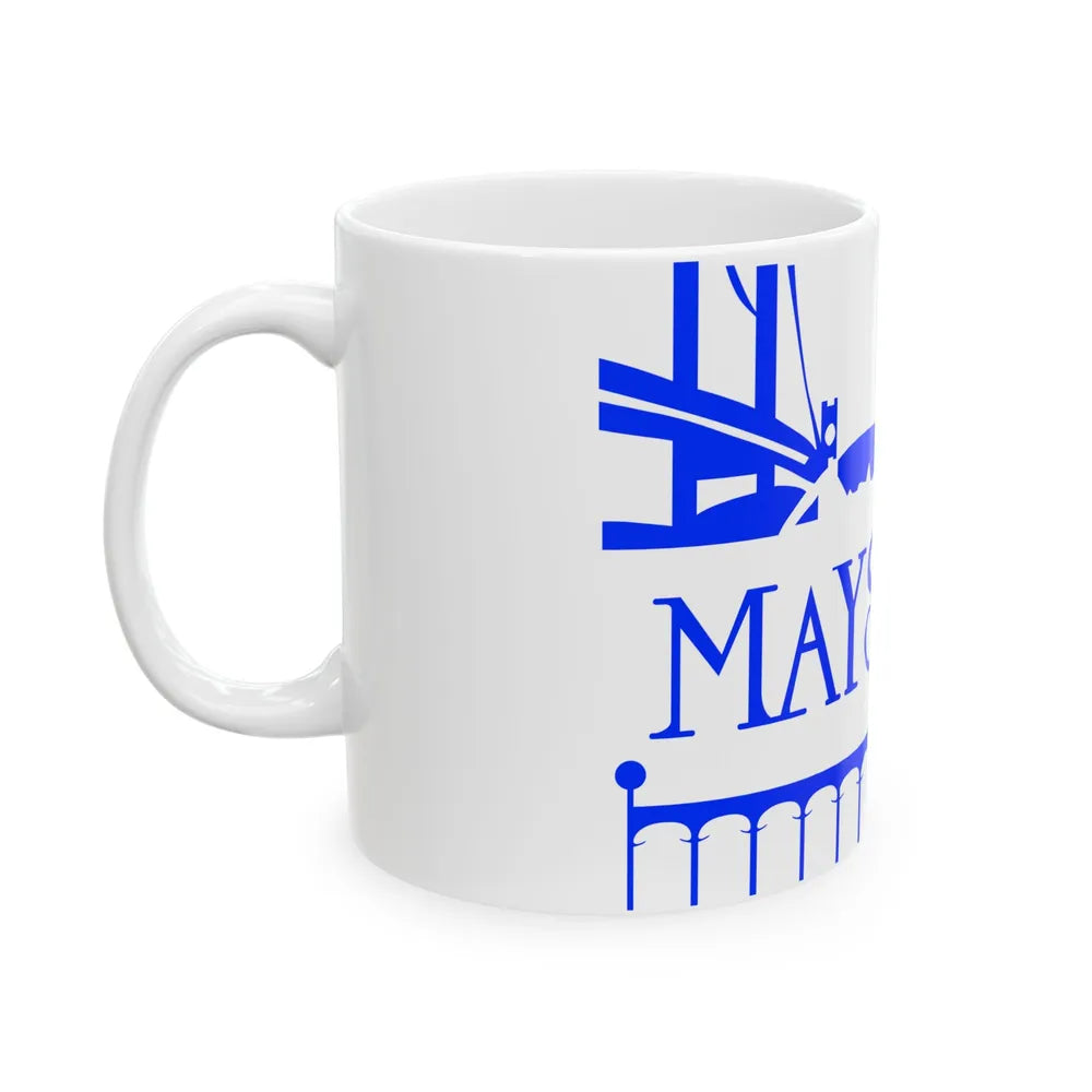 Flag of Maysville Kentucky (United States) White Coffee Mug - Go Mug Yourself