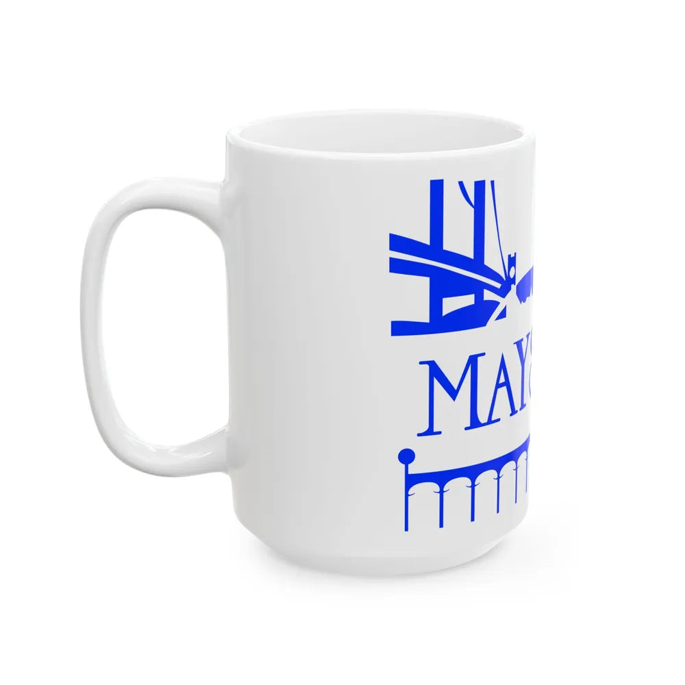Flag of Maysville Kentucky (United States) White Coffee Mug - Go Mug Yourself