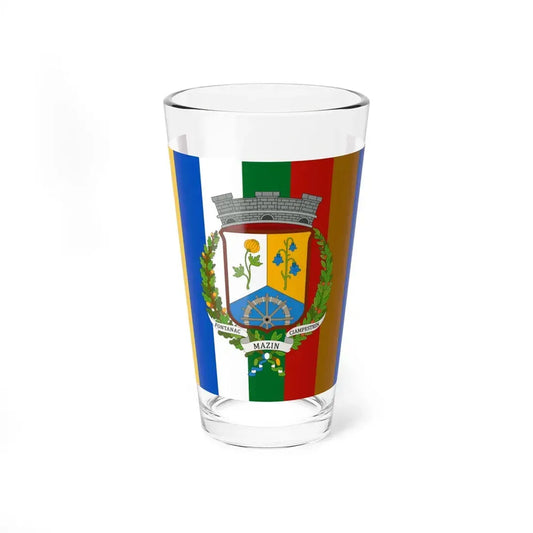 Flag of Mazzin (Italy) Pint Glass 16oz 16oz - Go Mug Yourself