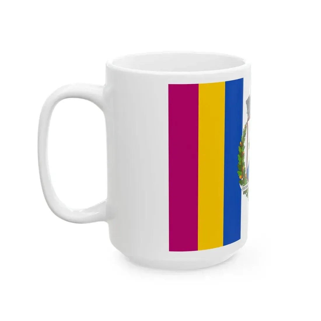 Flag of Mazzin (Italy) White Coffee Mug - Go Mug Yourself