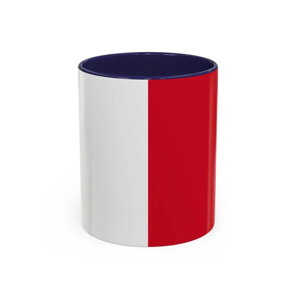 Flag of Mdina Malta - Accent Coffee Mug 11oz Navy - Go Mug Yourself