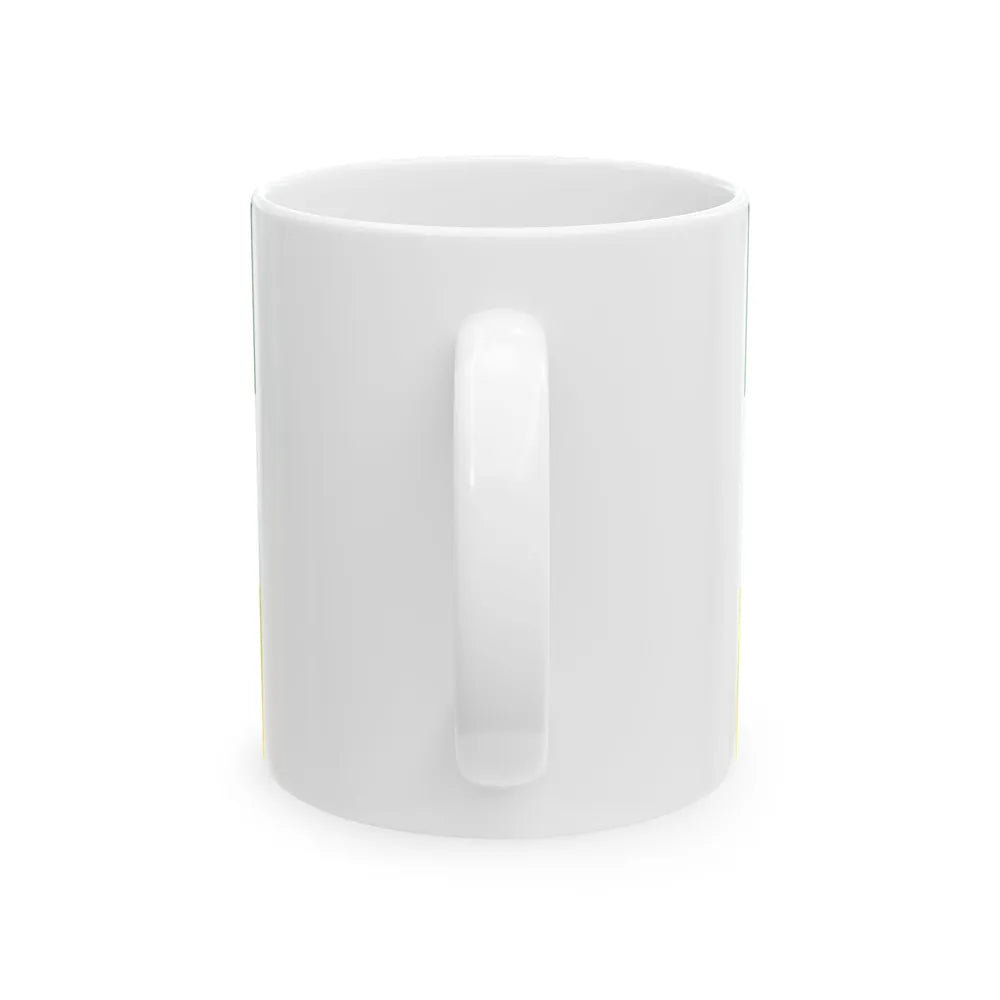 Flag of Mecapaca Bolivia (Bolivia) White Coffee Mug - Go Mug Yourself