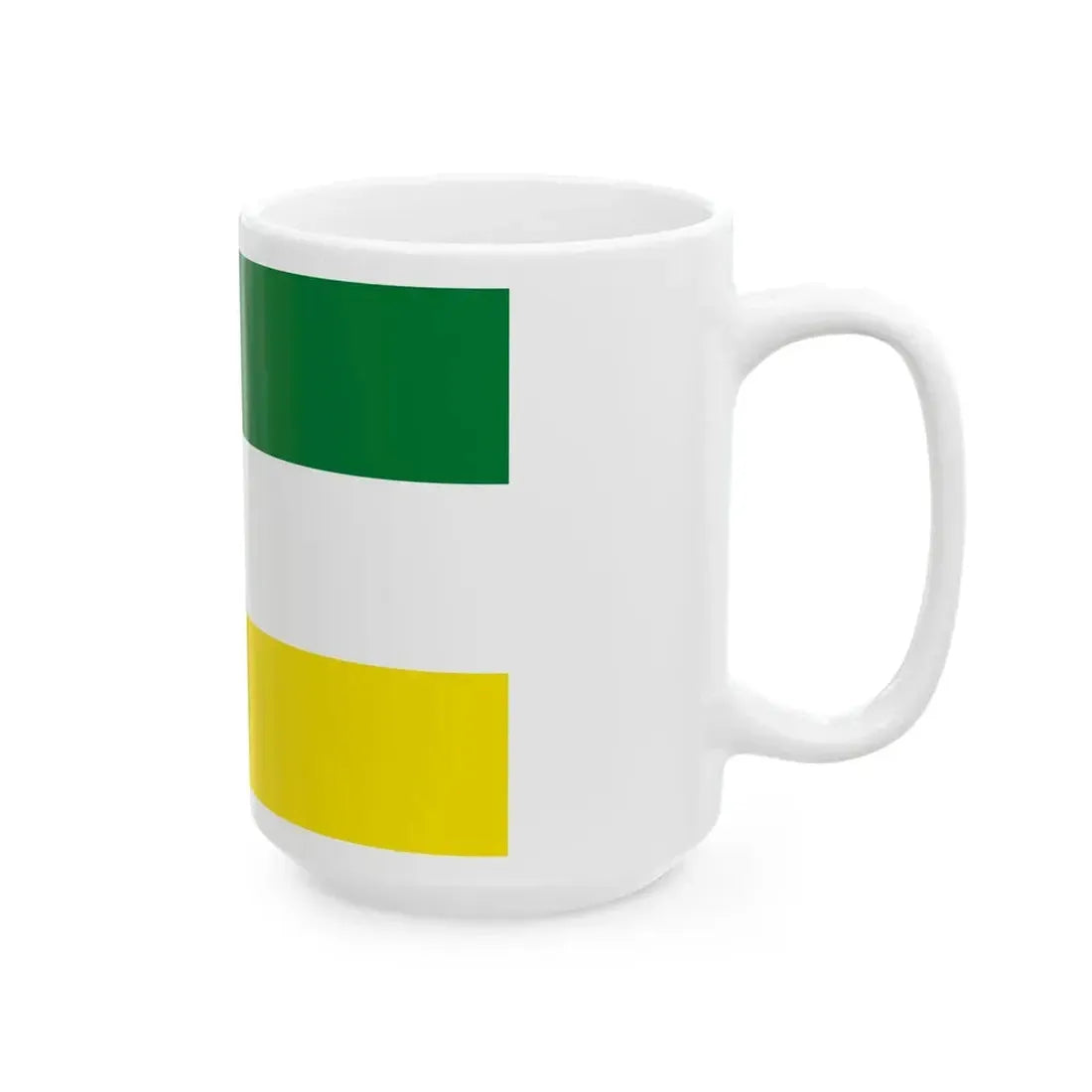 Flag of Mecapaca Bolivia (Bolivia) White Coffee Mug - Go Mug Yourself