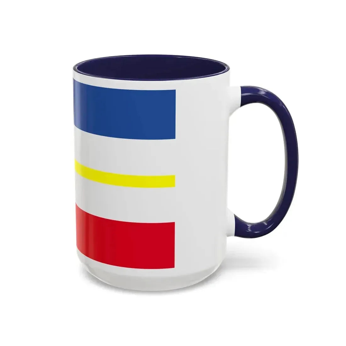 Flag of Mecklenburg Vorpommern Germany - Accent Coffee Mug - Go Mug Yourself
