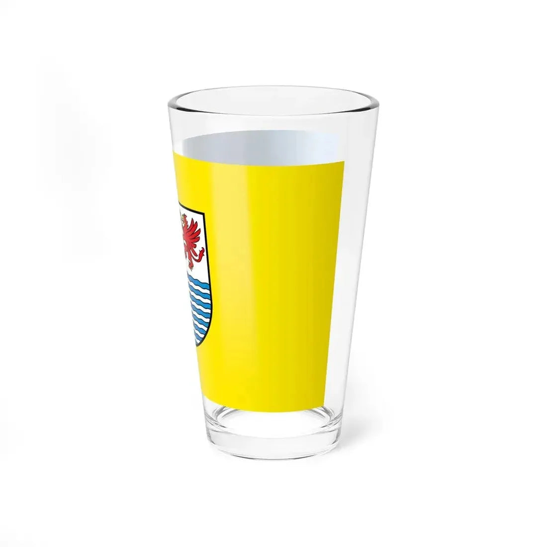 Flag of Mecklenburgische Seenplatte Germany - Pint Glass 16oz - Go Mug Yourself