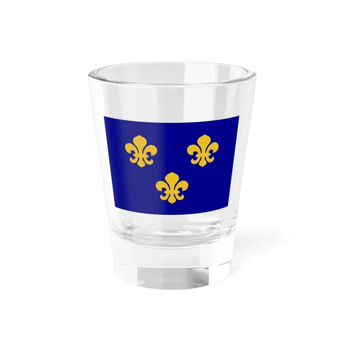Flag of medieval France (France) Shot Glass 1.5oz 1.5oz - Go Mug Yourself