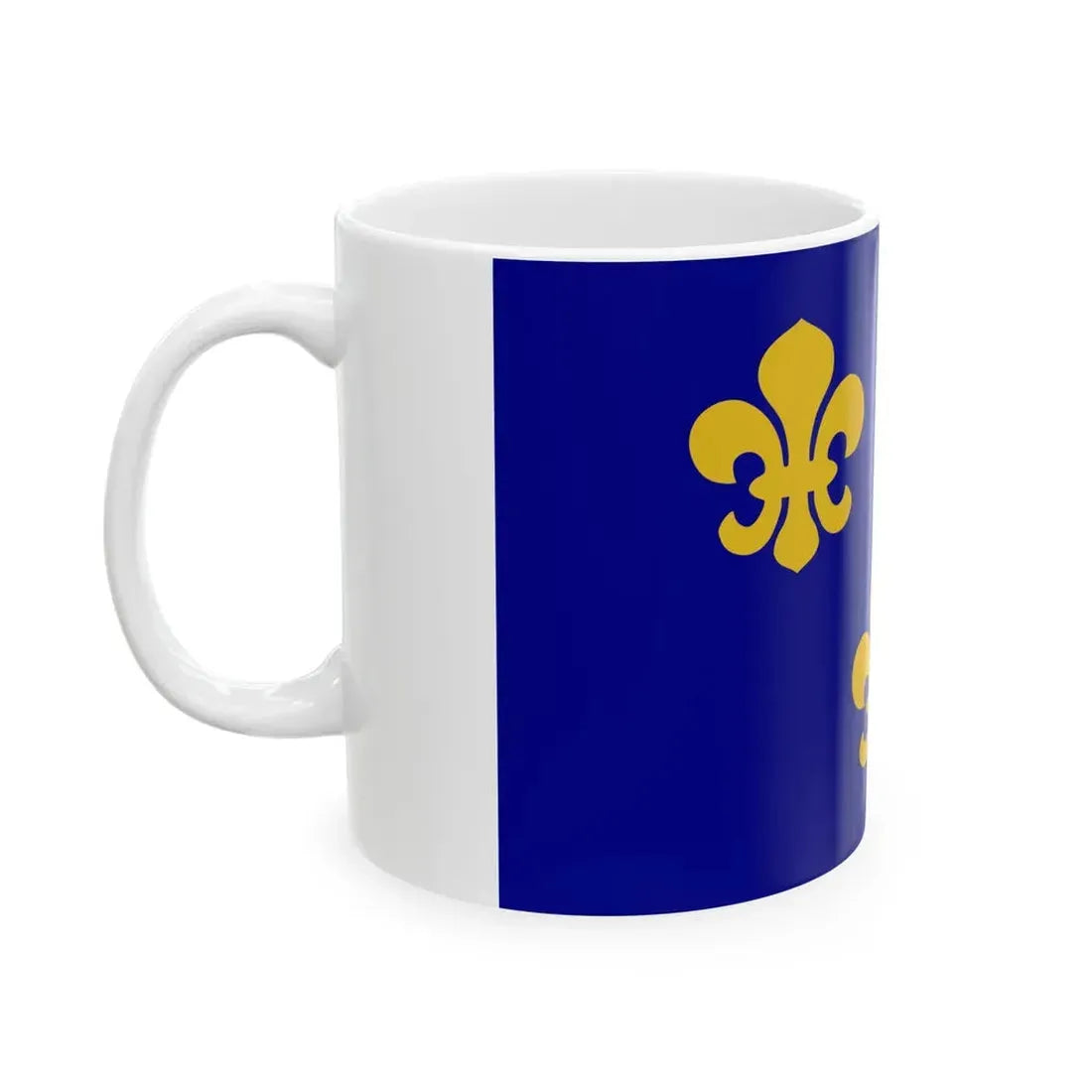 Flag of medieval France (France) White Coffee Mug - Go Mug Yourself