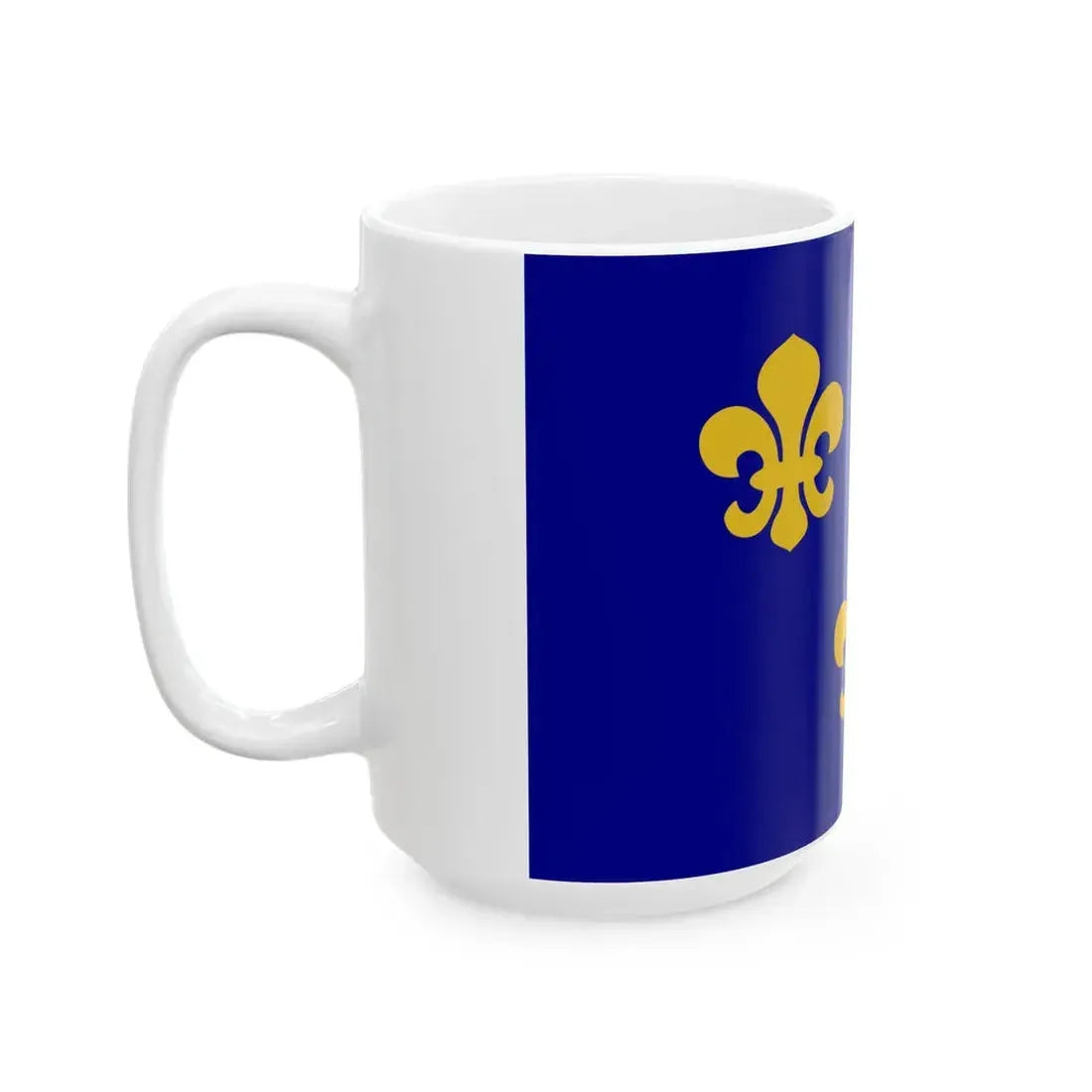 Flag of medieval France (France) White Coffee Mug - Go Mug Yourself