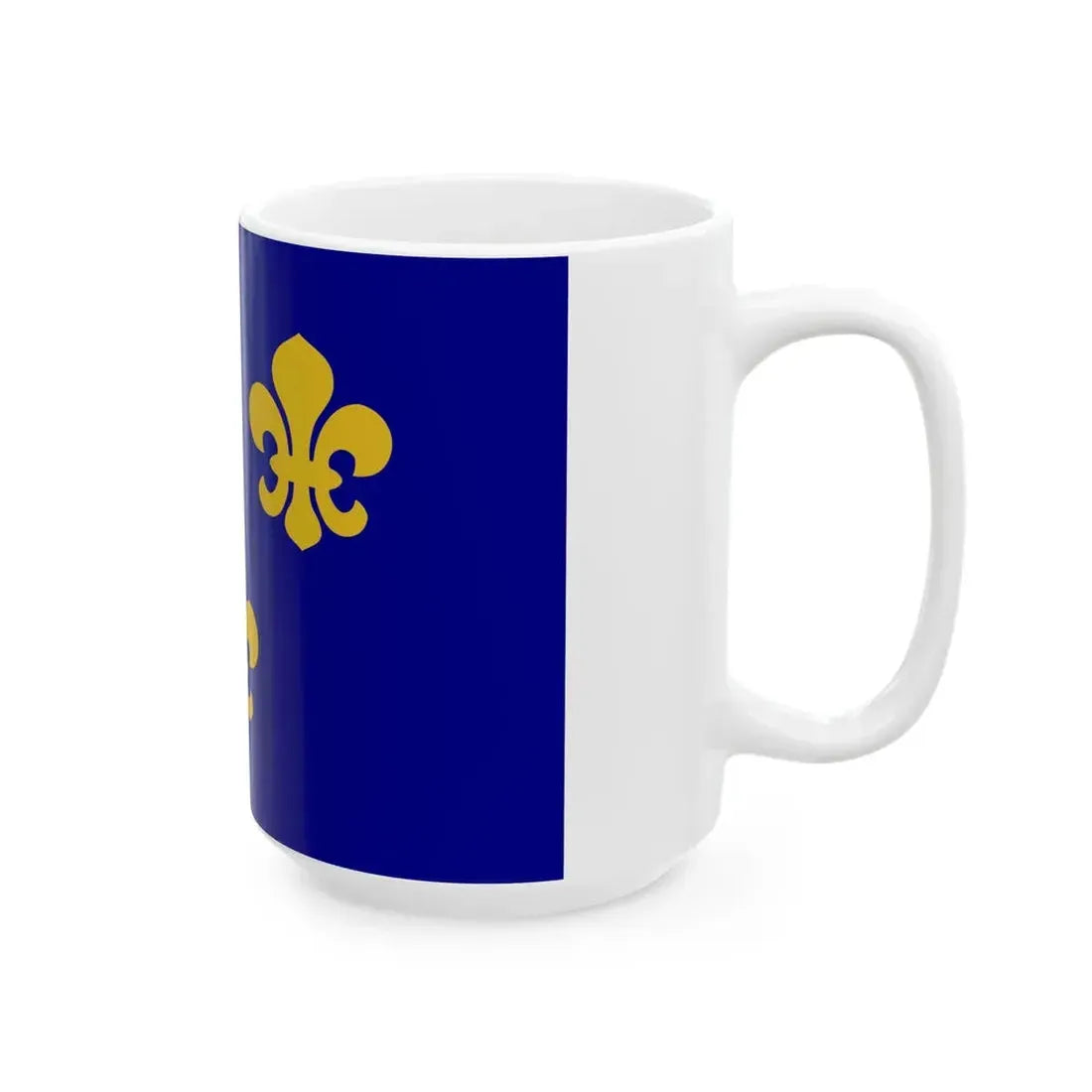 Flag of medieval France (France) White Coffee Mug - Go Mug Yourself
