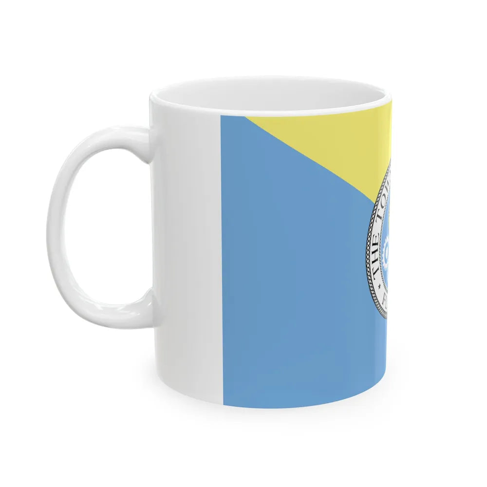 Flag of Medley Florida (United States) White Coffee Mug - Go Mug Yourself