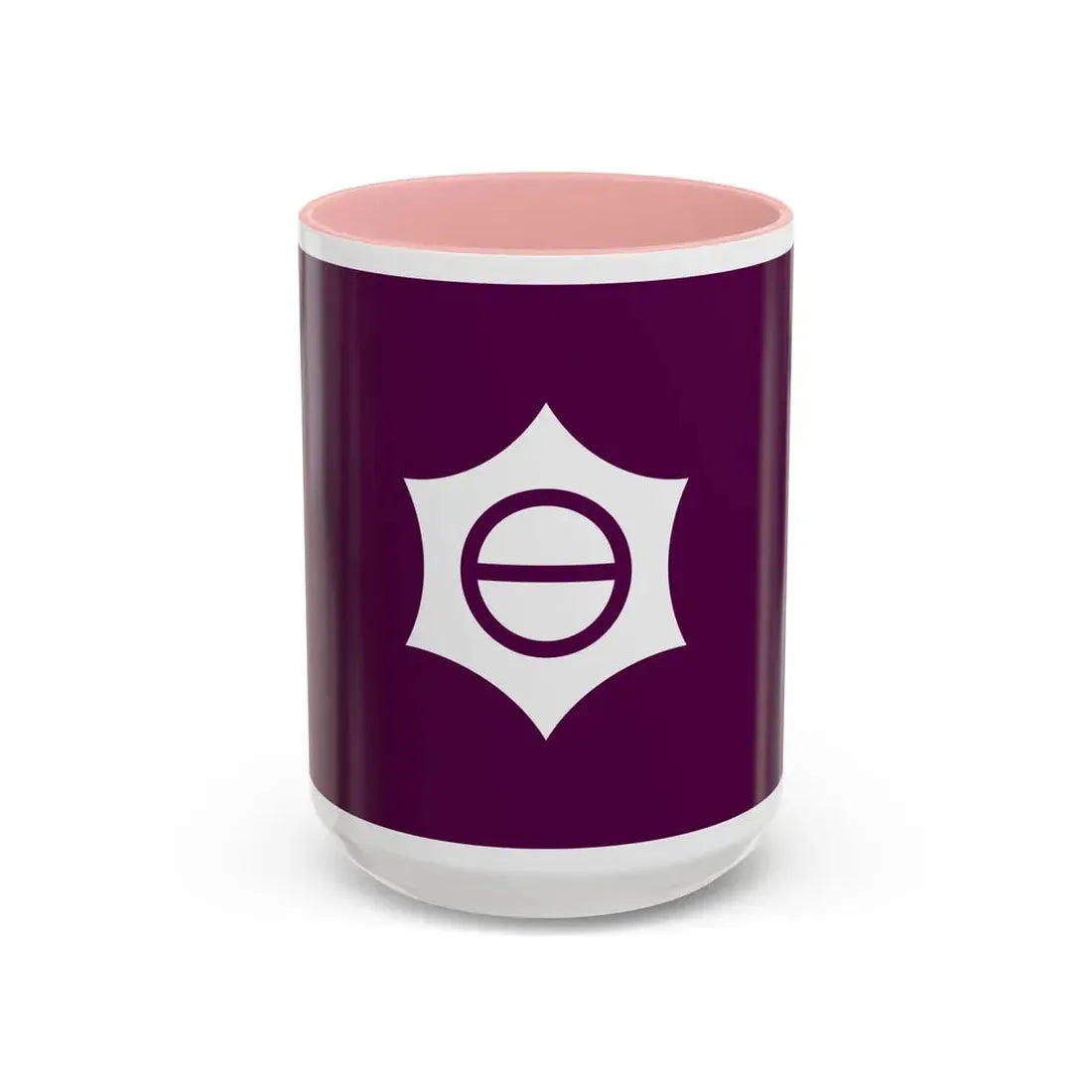 Flag of Meguro Tokyo Japan - Accent Coffee Mug 15oz Pink - Go Mug Yourself